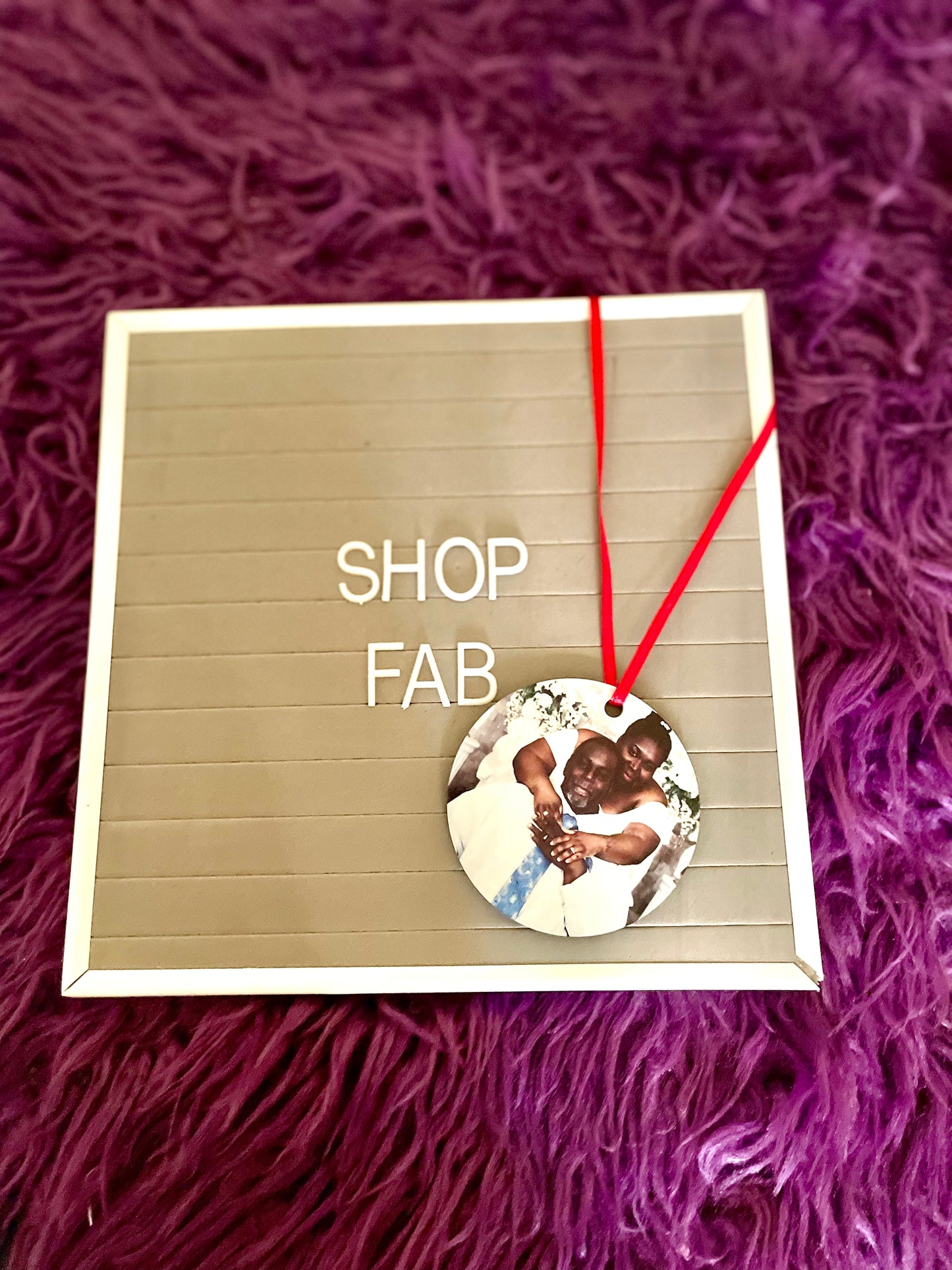 Fab cartoon Photo Ornaments