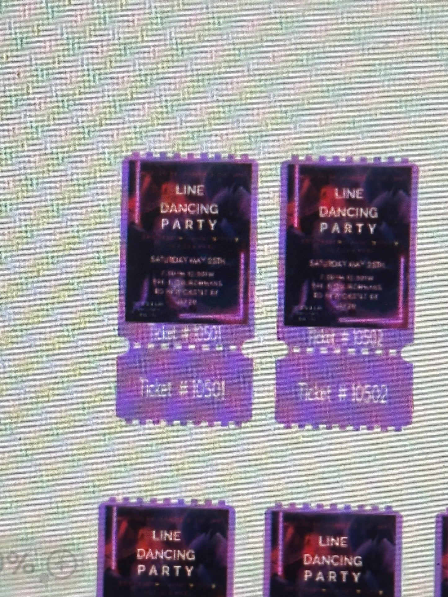 Customized event tickets (Copy)