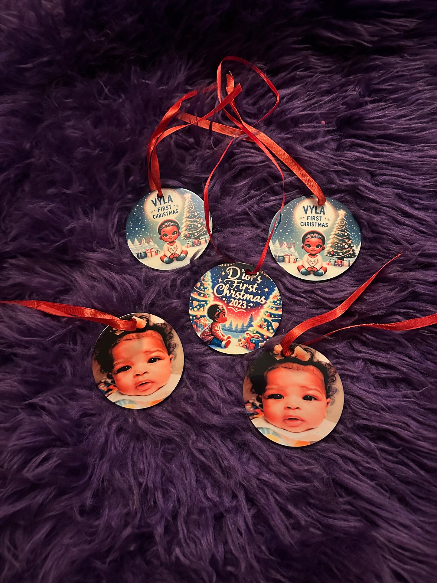 Fab cartoon Photo Ornaments