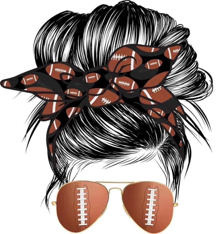 Messy hair bun T-shirt