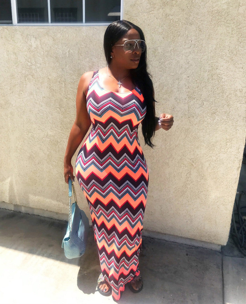 Sleeveless Long Maxi Dress