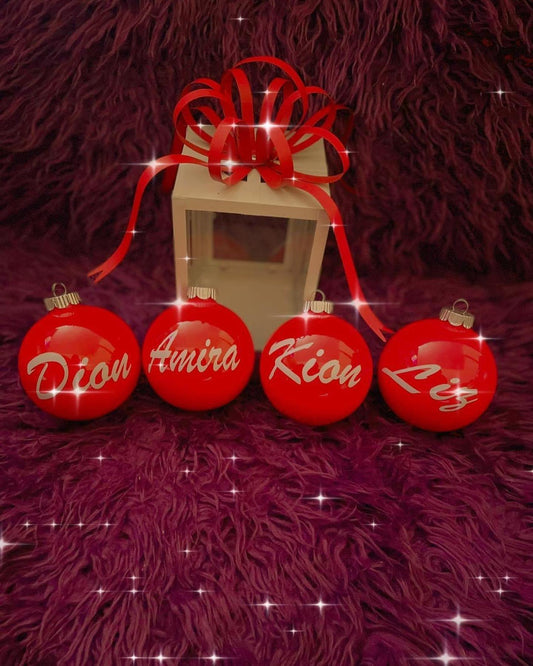Fab Name Ornaments