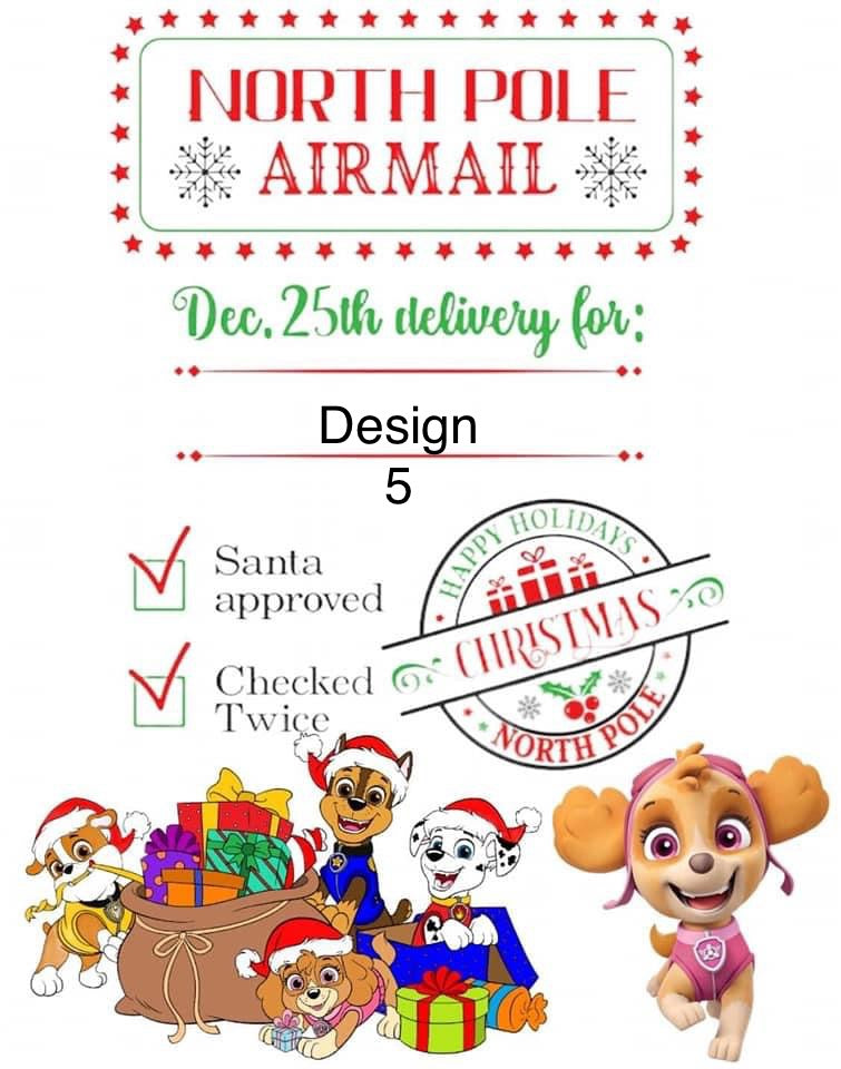 Personalized Santa Sacks with personalized ornament and puzzle