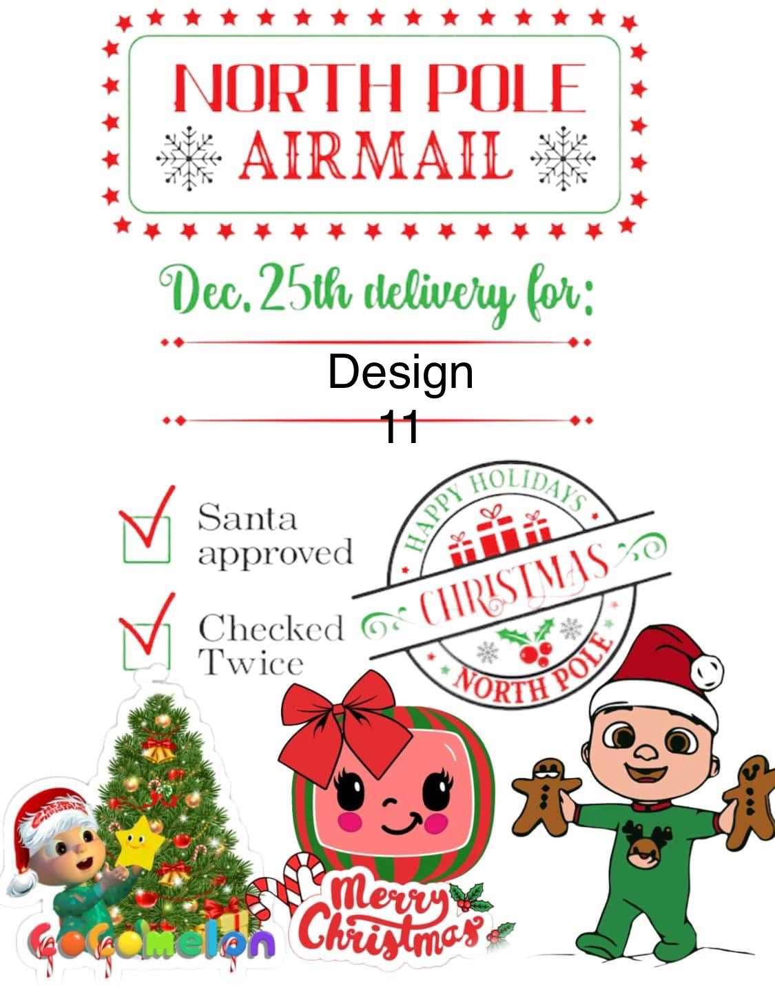 Personalized Santa Sacks with personalized ornament and puzzle
