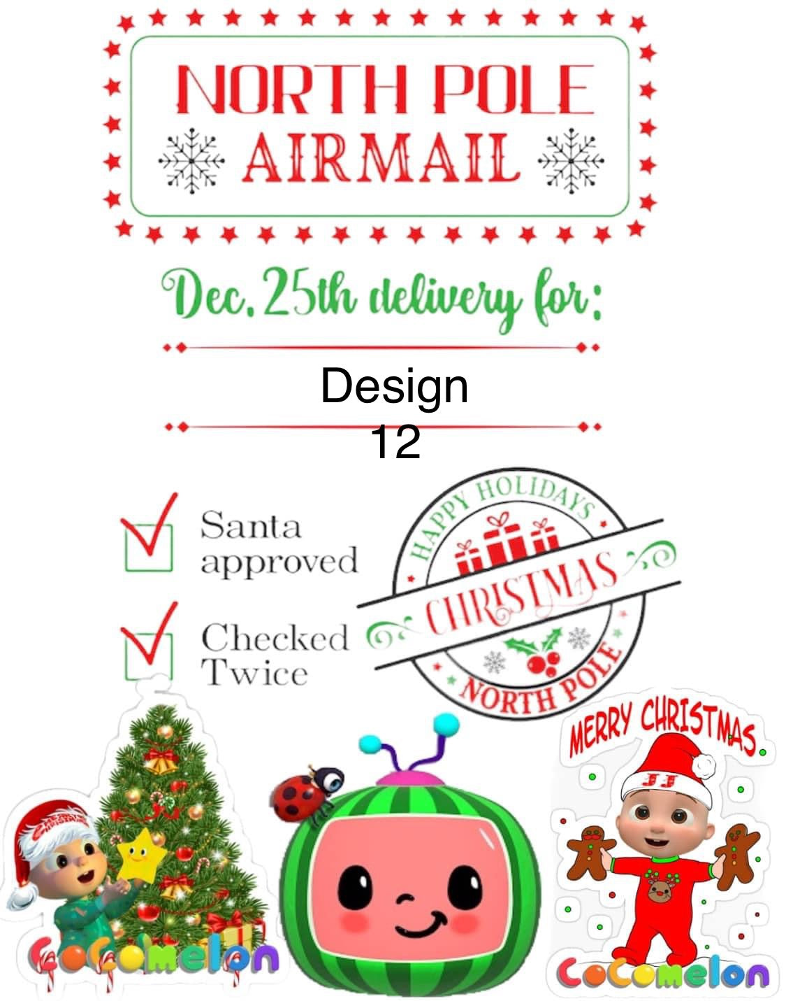 Personalized Santa Sacks with personalized ornament and puzzle