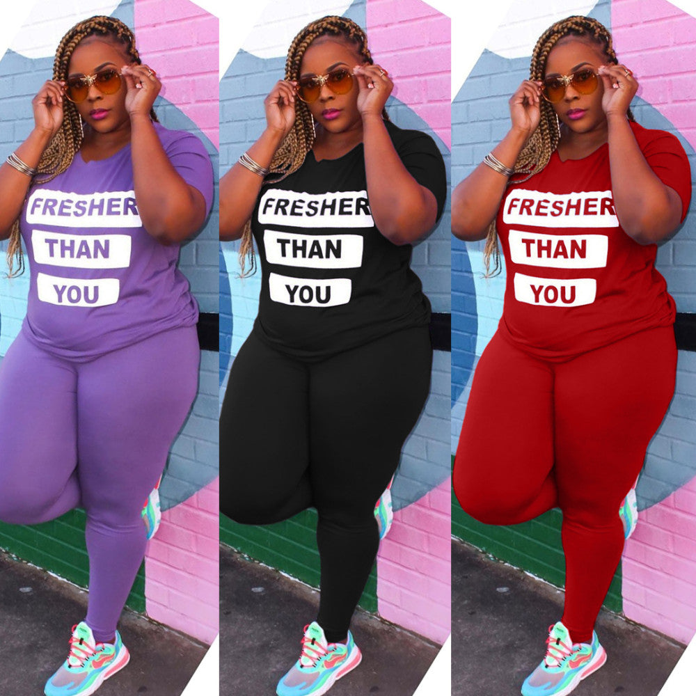 “Fresher than you “ two pieces set