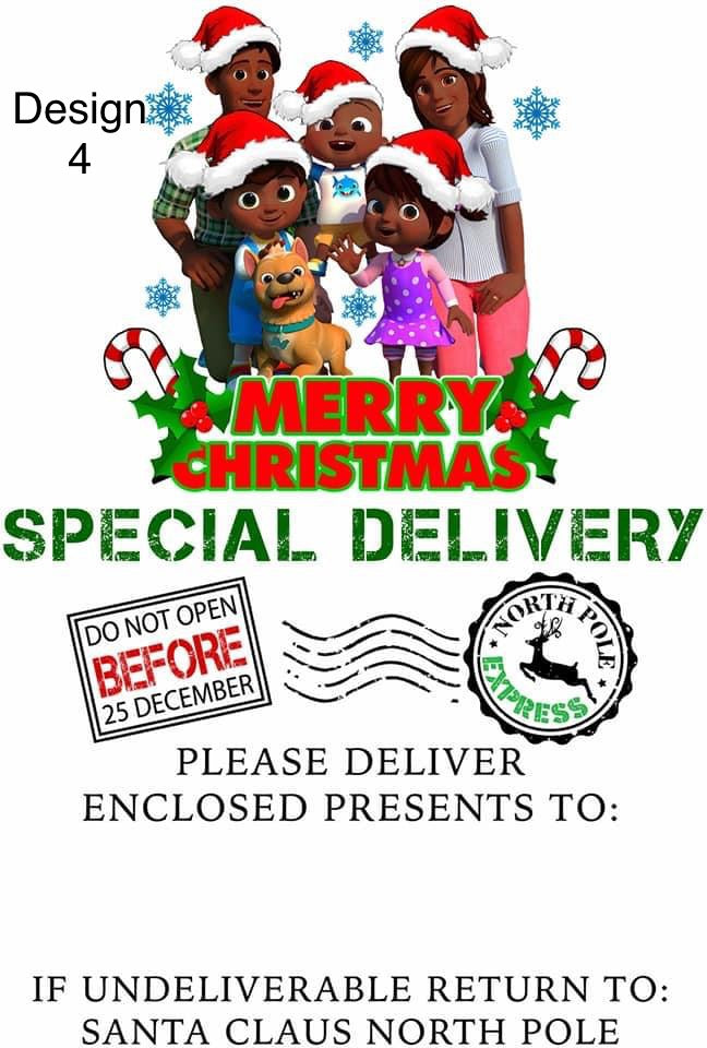 Personalized Santa Sacks with personalized ornament and puzzle
