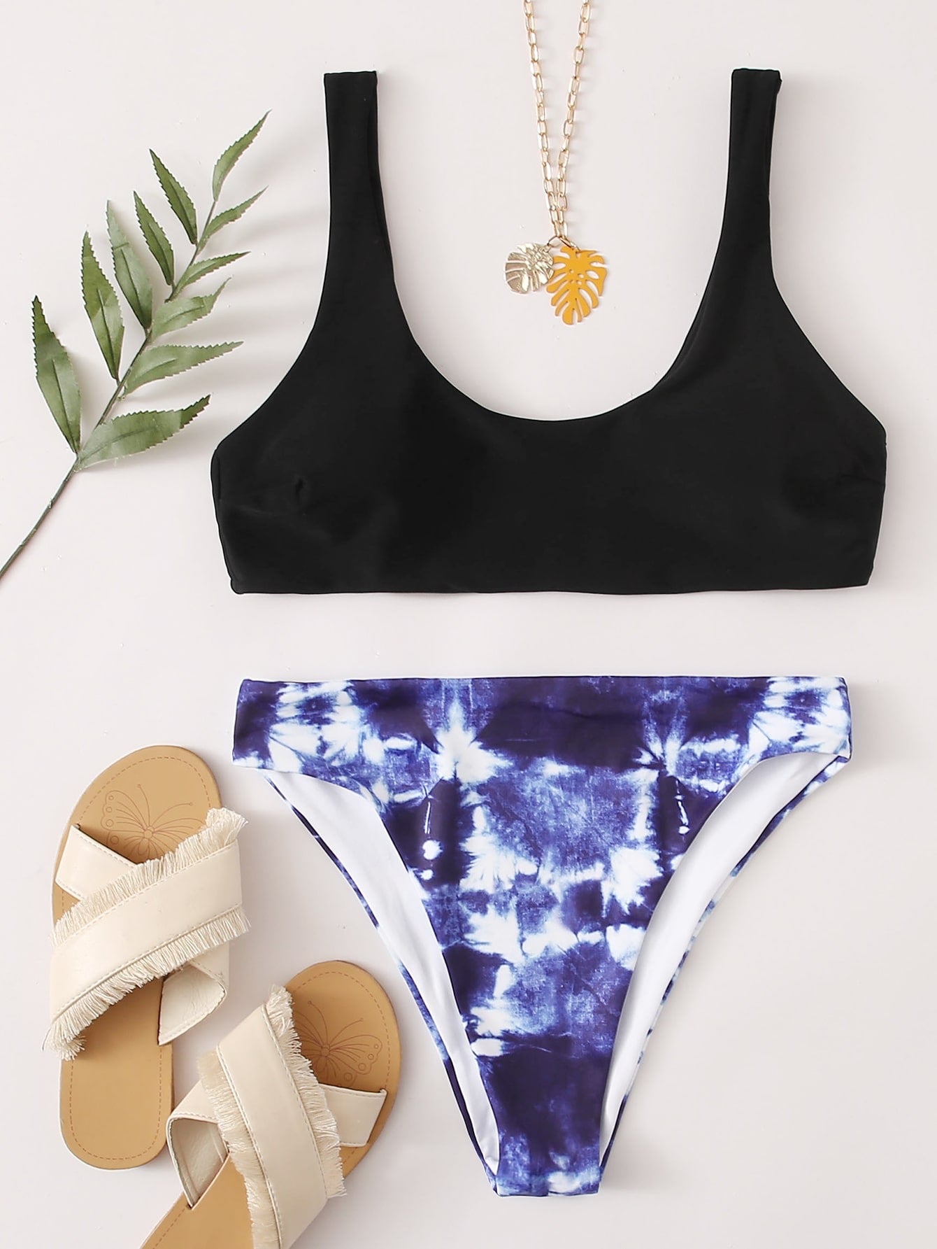 Scoop Neck Bikini swimsuit