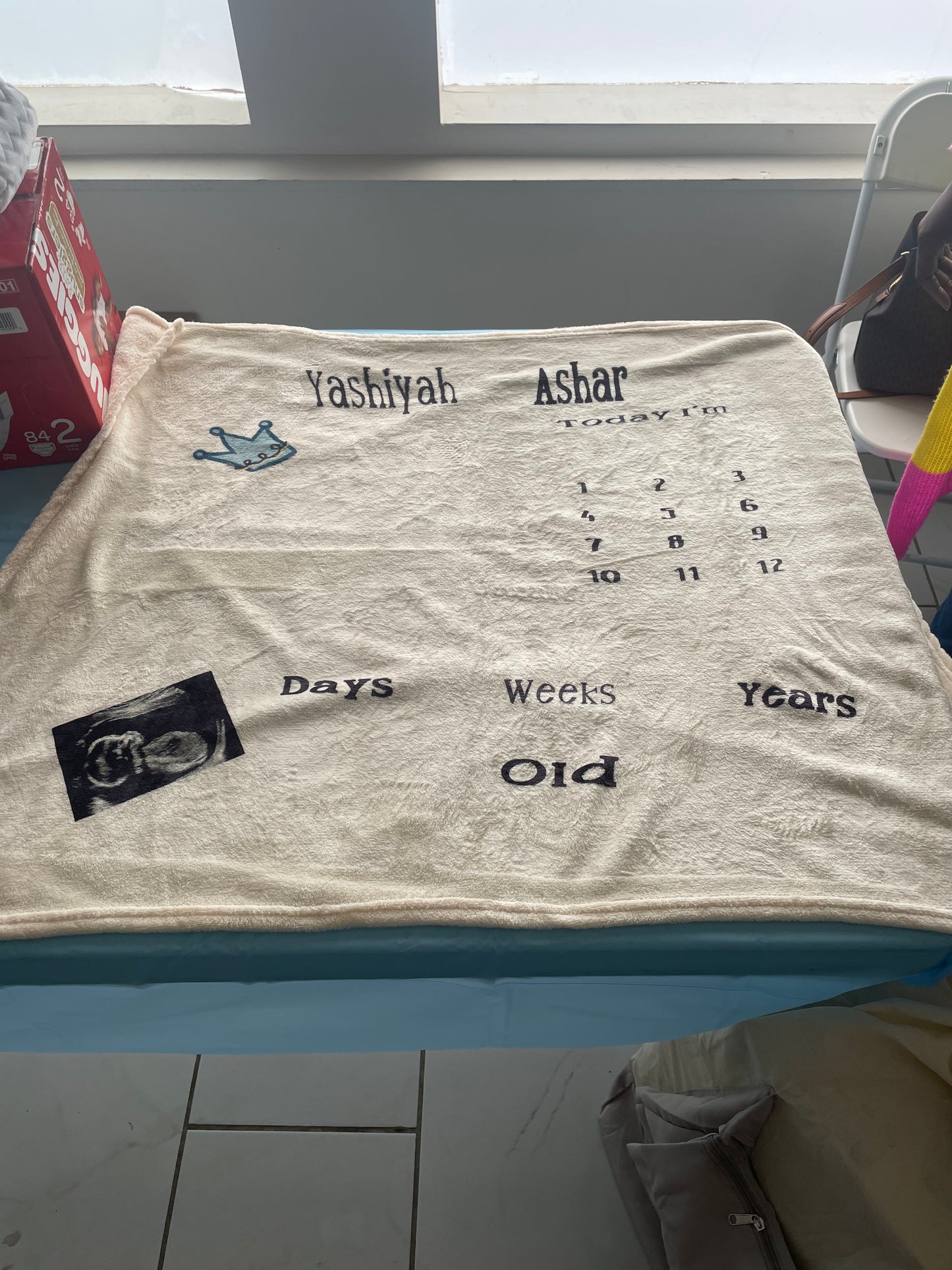 Fab Milestone baby blankets
